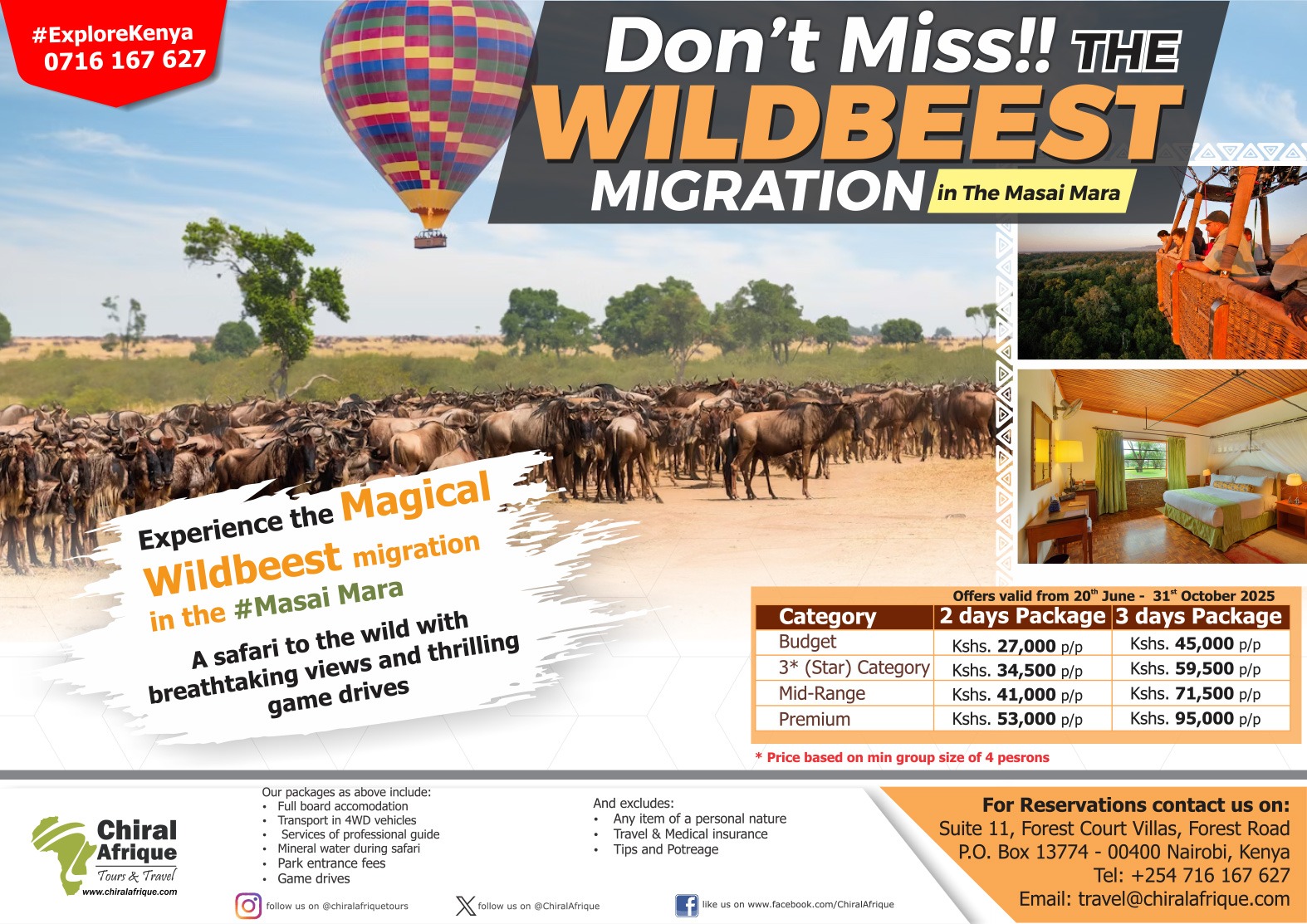 Masai Mara Migration 2025