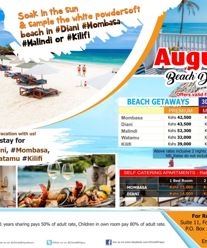 August Beach Holidays