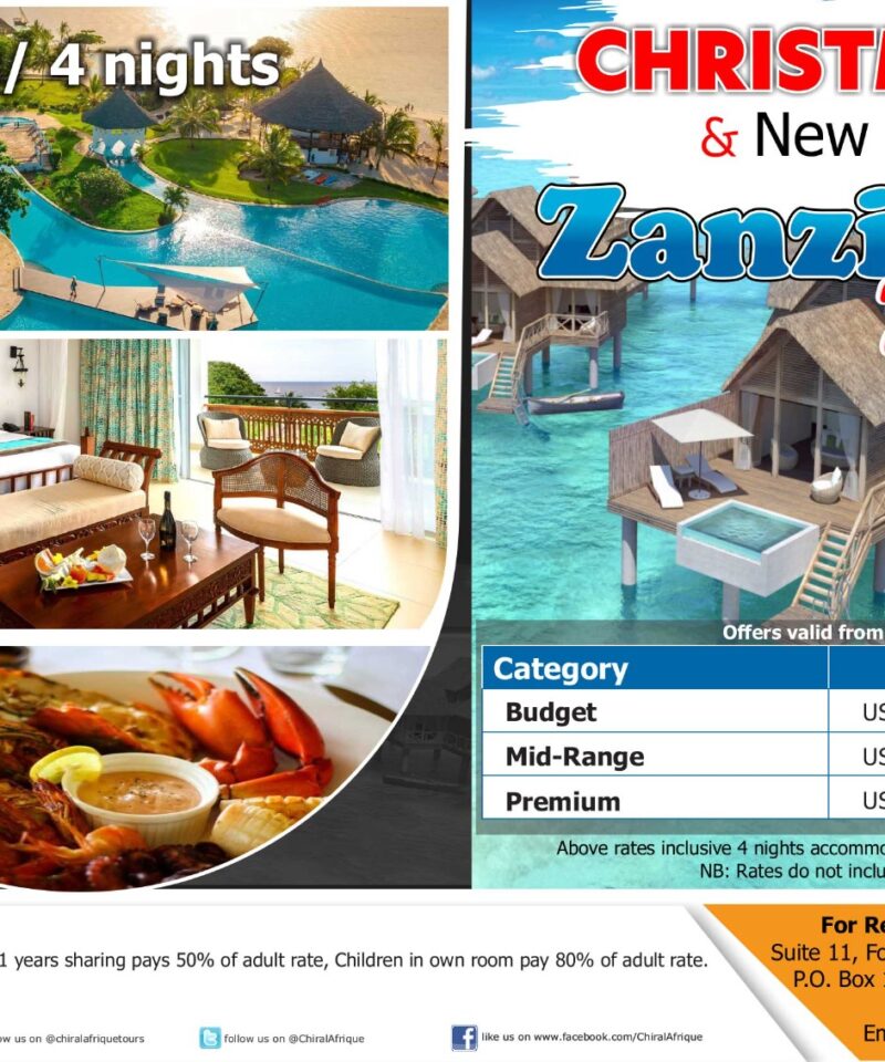 Christmas and New Year in Zanzibar