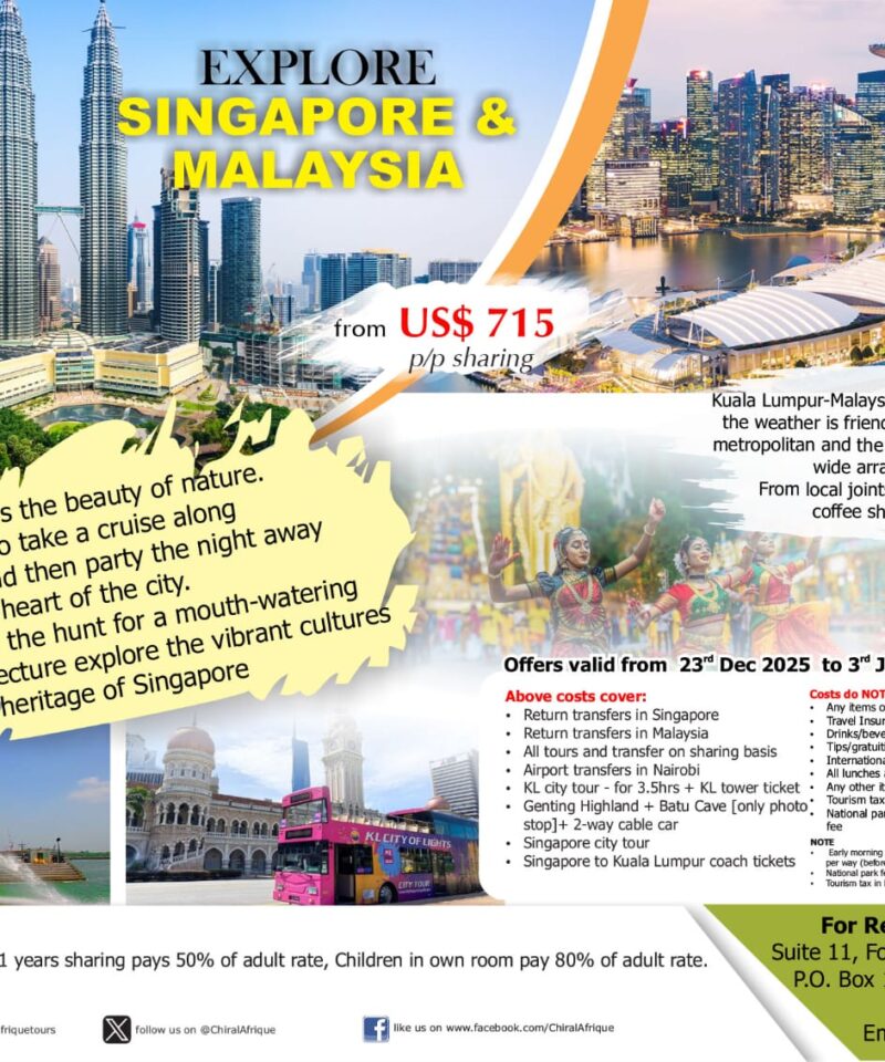 Experience the beauty of nature, food and architecture in Singapore and Malaysia